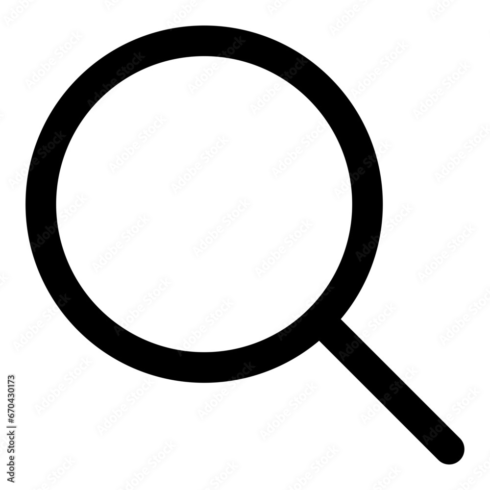Magnifying glass line icon Magnifying glass line icon
