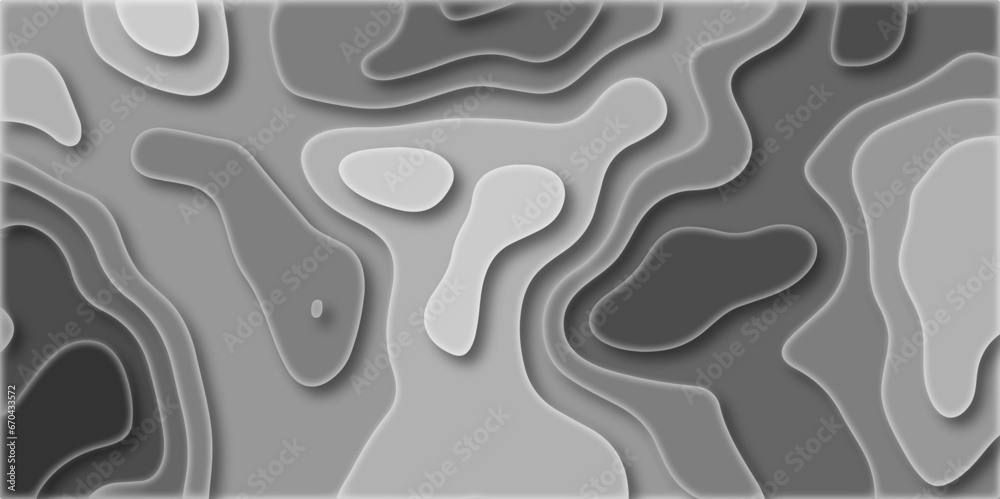 Paper cut 3d render topography abstract ,beautiful color palette colors, waves and layers, flat fiber structures, holes, macro texture digital art ,background for desktop, vector illustration