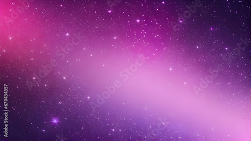 Abstract beautiful background of digital light purple particles, with sparkling and shining dots stars on the background, with blured and noise, wallpaper, generative ai