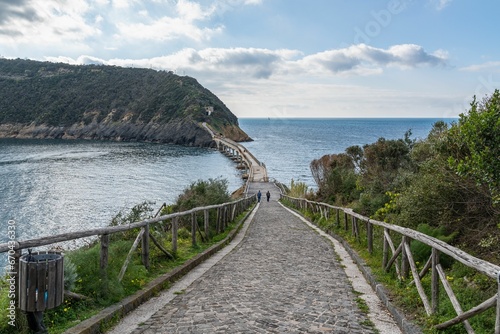 Breathtaking landscape of Procida  an island off the coast of Campania  Italy