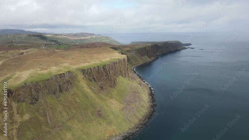 Aerial view of an excellent place to experience the quieter and less touristy side of Skye's eastern coast: Brothers Point. Aerial view of an excellent place to experience the quieter and less touristy side of Skye's eastern coast: Brothers Point.