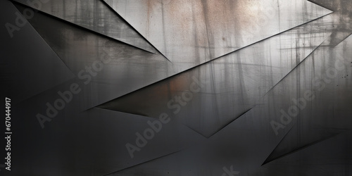 Metal background. Abstract modern metalic texture. Futuristic metal plates banner © BHM