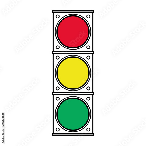 Traffic Light Icon For Logo And More