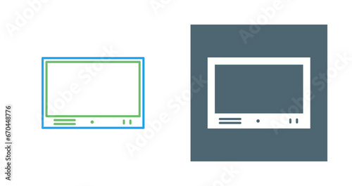 Television Set Vector Icon