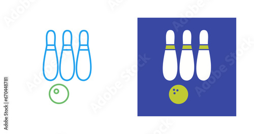 Bowling Vector Icon