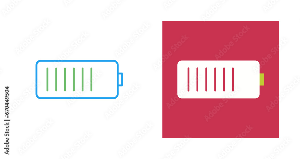 Battery Vector Icon Battery Vector Icon