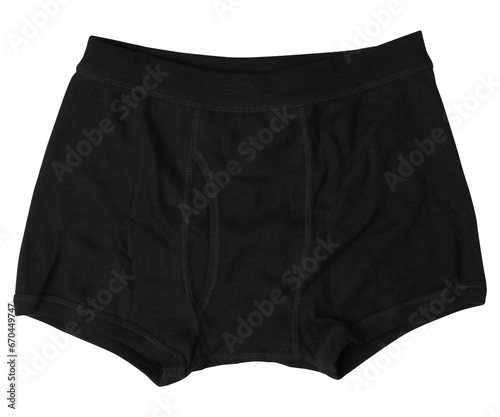Front black boys boxer short