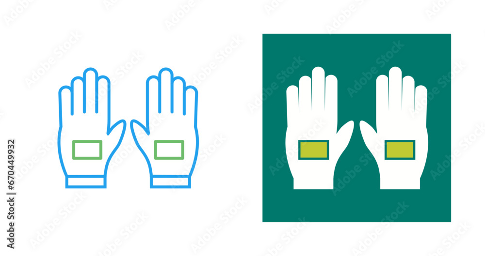 Pair of Gloves Vector Icon