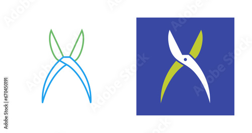 Shear Vector Icon