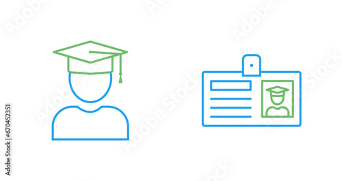 Student ID Card Vector Icon