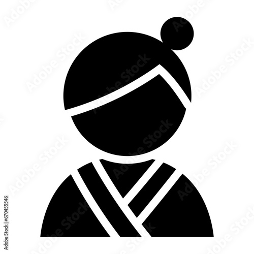 Japanese woman icon