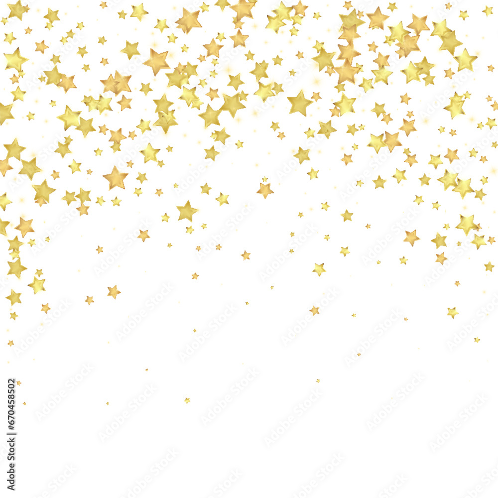 Magic stars vector overlay. Gold stars scattered Magic stars vector overlay. Gold stars scattered