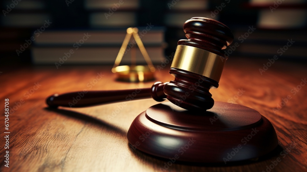 wooden gavel on the court generated by AI tool wooden gavel on the court generated by AI tool