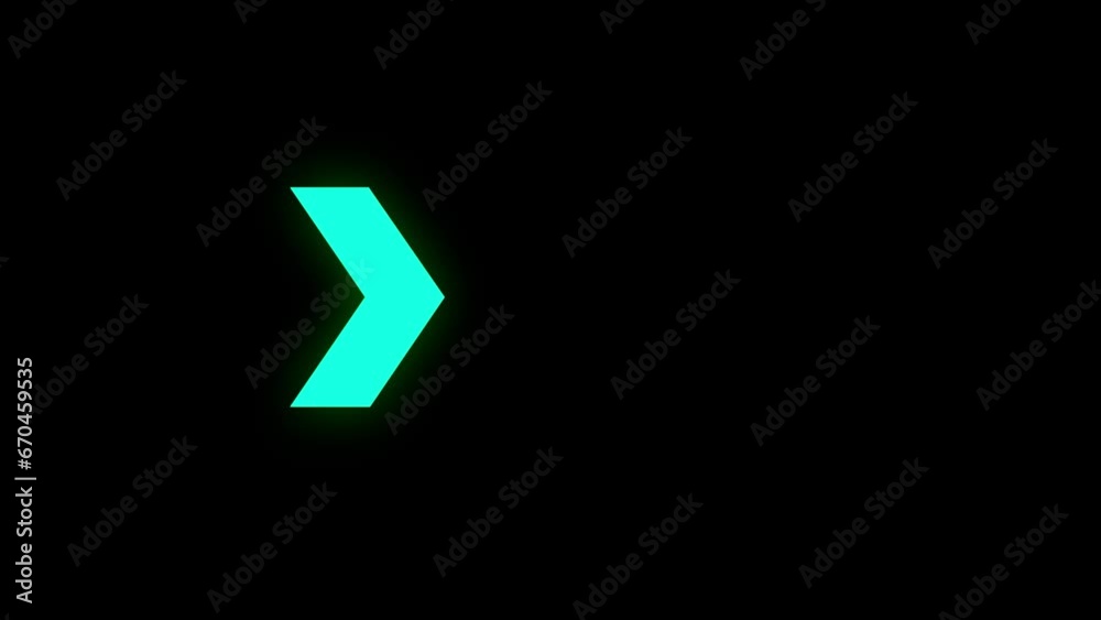 4K Animated Arrow direction sign on black background, Direction banner. 4K Animated Arrow direction sign on black background, Direction banner.