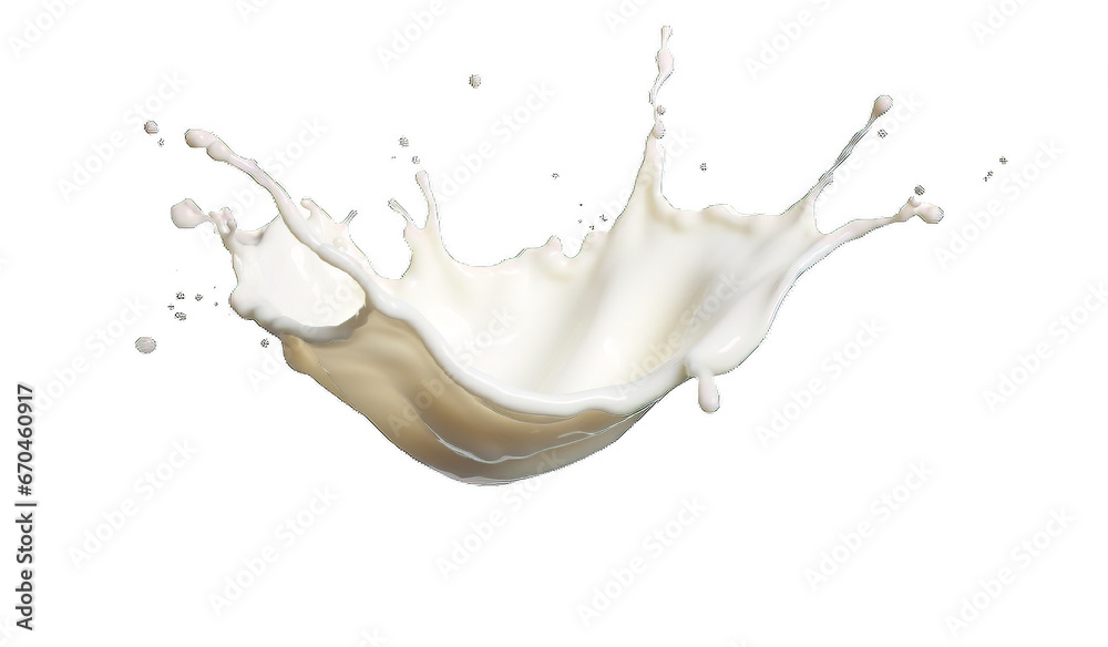 Dynamic Milk Splash: Creamy Whirl in Motion. generative ai Dynamic Milk Splash: Creamy Whirl in Motion. generative ai