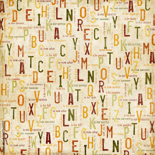 seamless pattern with letters