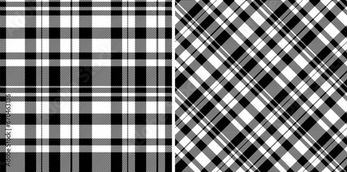 Background texture check of pattern seamless plaid with a vector fabric tartan textile.