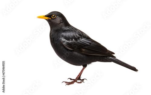The Common Blackbird on Transparent background ©  Creative_studio