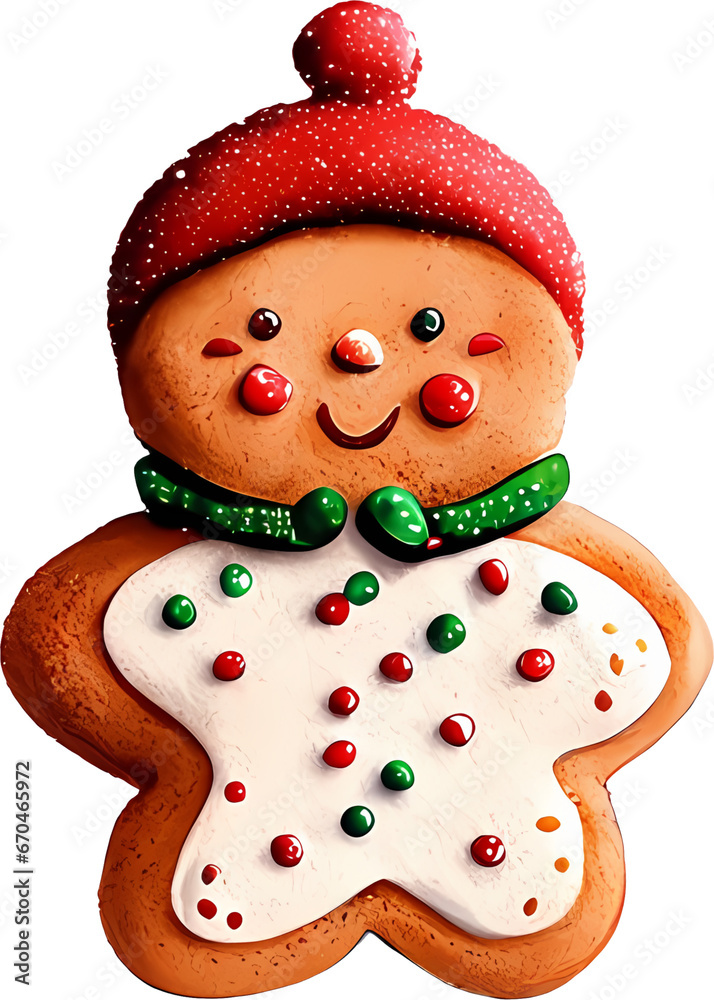 Fototapeta premium Christmas Gingerbread Cookies
