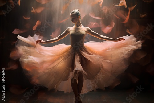combining multiplex exposures photo of a ballerina