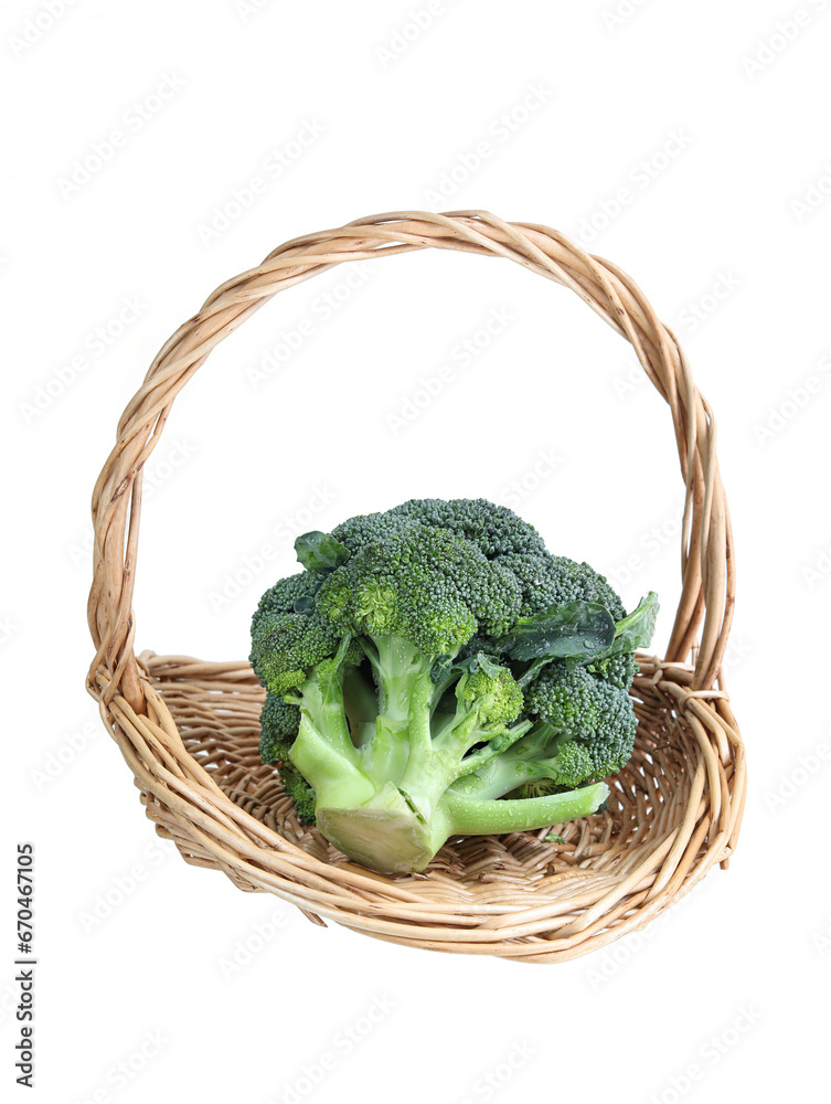 broccoli isolated on white background