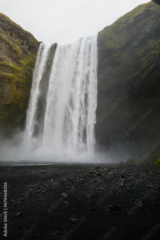 Obraz premium Skógafoss waterfall in Iceland