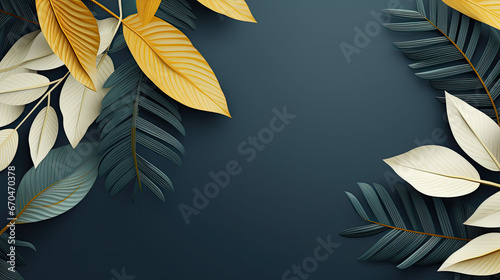 abstract background with leaves or feathers