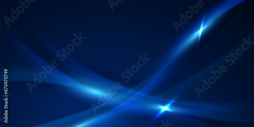 Blue abstract background with luxury elements vector illustration