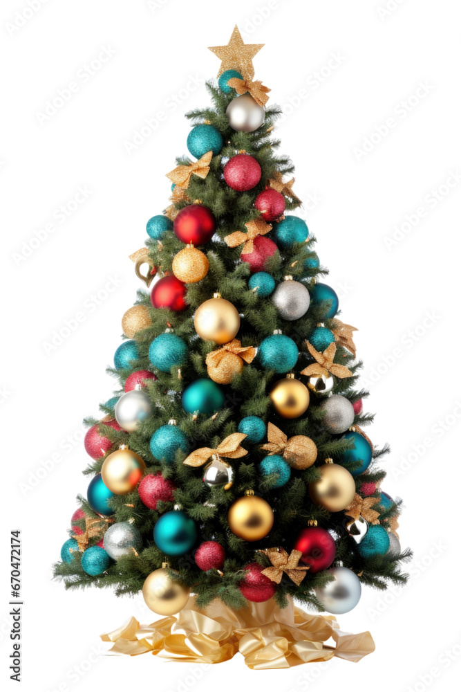 Christmas tree in transparent background Christmas tree in transparent background