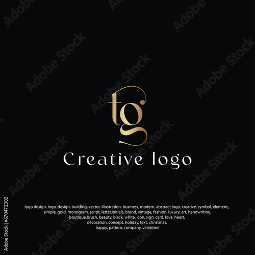 TG luxury logo or GT logo, TG icon, GT logo, modern logo, golden, creative, minimal, icon, 
letter, initials, and monogram logo design, abstract, free vector files