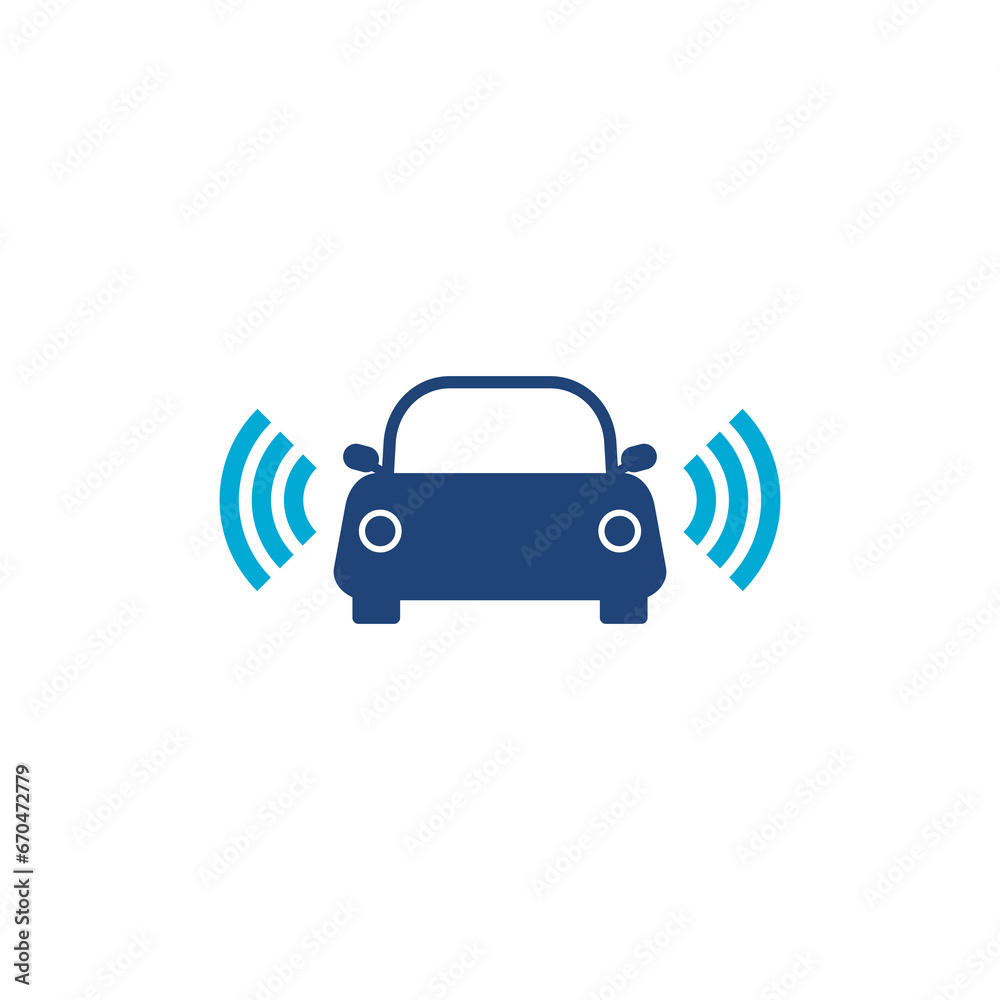 Smart car icon isolated on transparent background Smart car icon isolated on transparent background