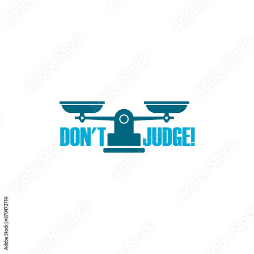  Don't judge icon isolated on transparent background