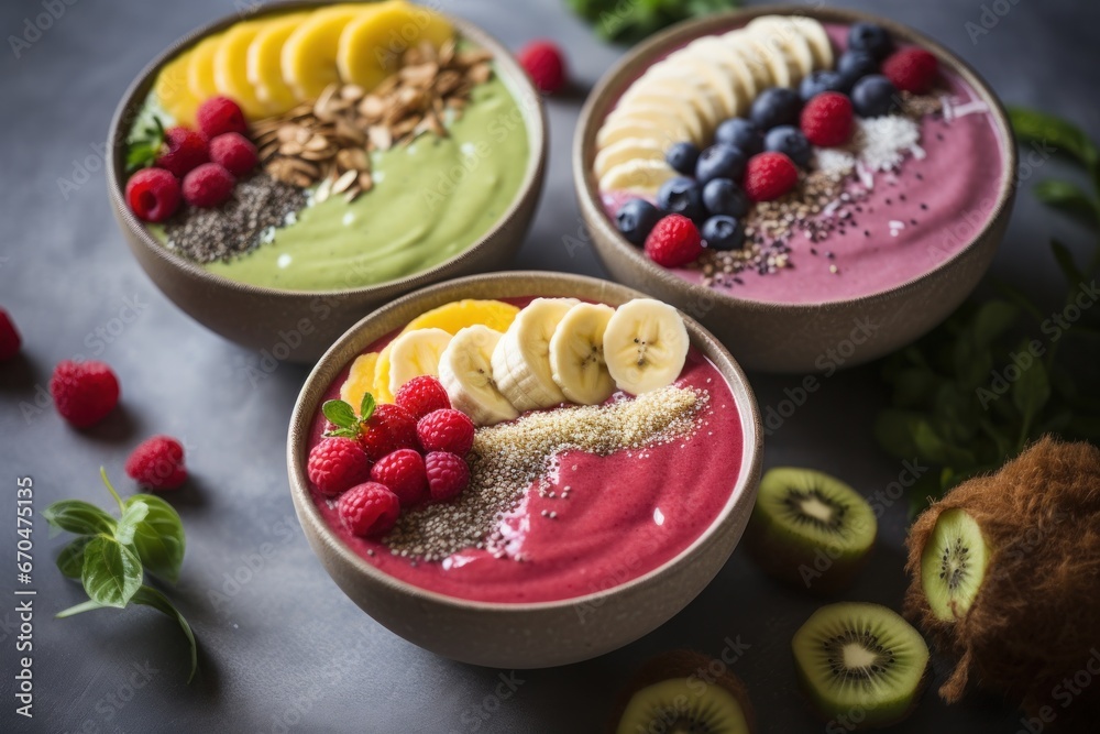 Refreshing Summer Smoothie Bowls Refreshing Summer Smoothie Bowls