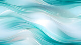 Seamless flowing aqua waves with sunlight sparkles
