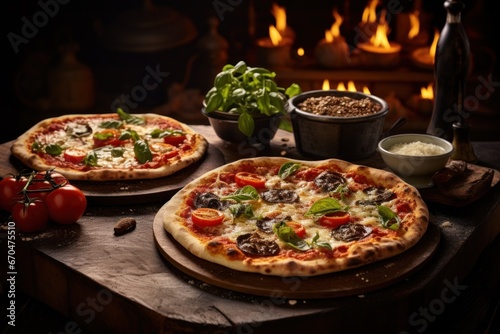 Hand-tossed Artisan Pizzas.
