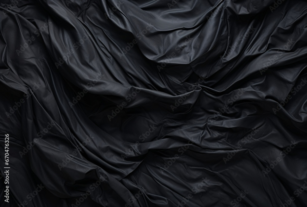 some black crumpled paper background, minimalist painter, monochromatic realism, eerie compositions