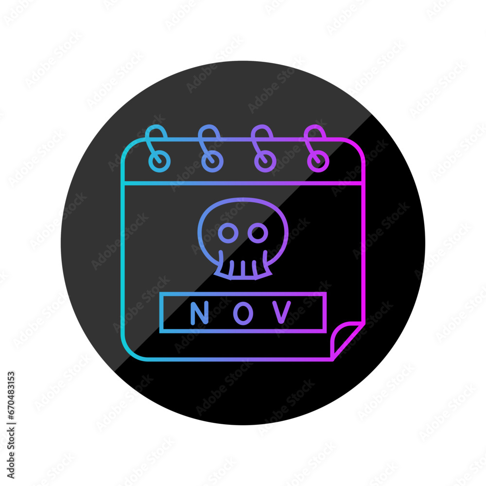 Calendar Rounded Style in Design Icon Calendar Rounded Style in Design Icon
