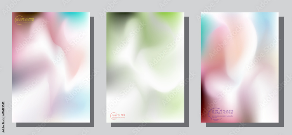 Colored haze. Colorful blurred background. Gradient for the template of the title page of a book, brochure or booklet. Background layout for web design, social network, interior and creative ideas
