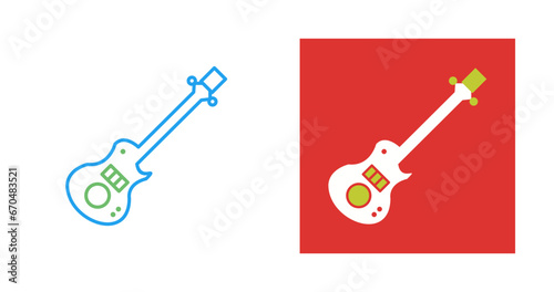 Electric Guitar Vector Icon