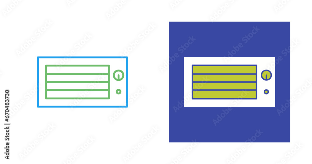 Heater Vector Icon Heater Vector Icon