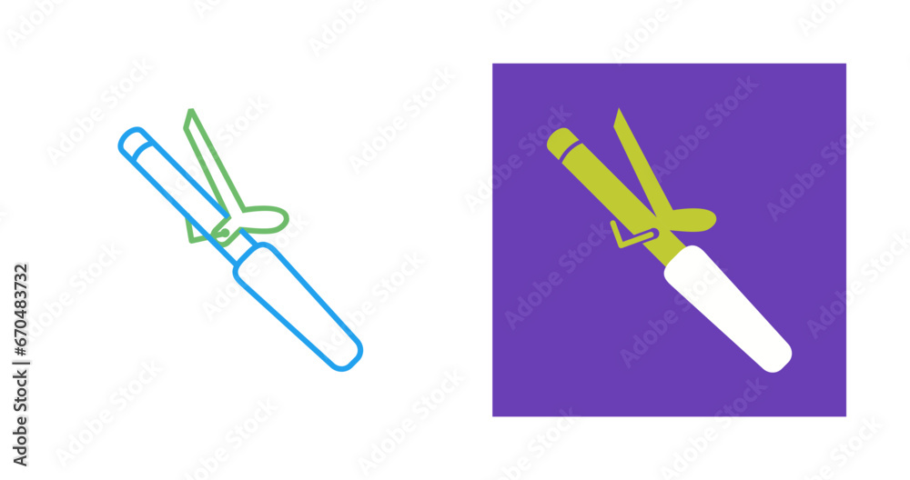 Hair Roller Vector Icon