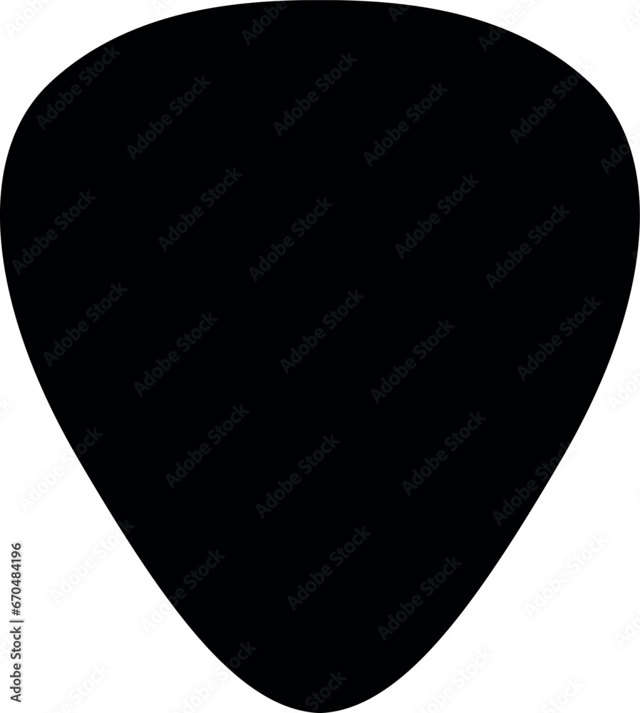Guitar Pick Cut File, SVG file for Cricut and Silhouette , EPS , Vector