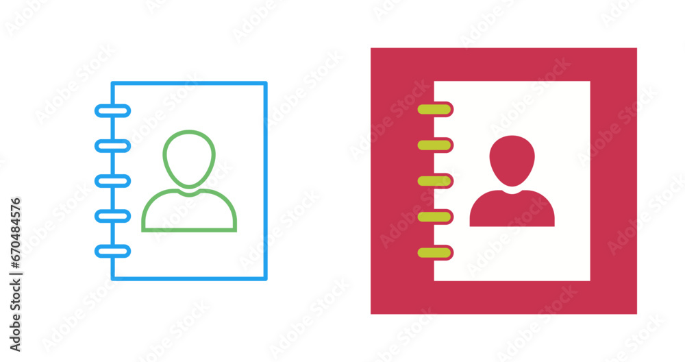 Contacts Vector Icon Contacts Vector Icon