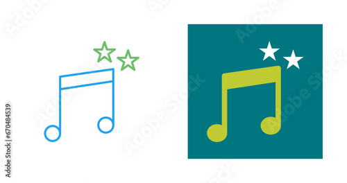 Obraz na plátně Music Vector Icon