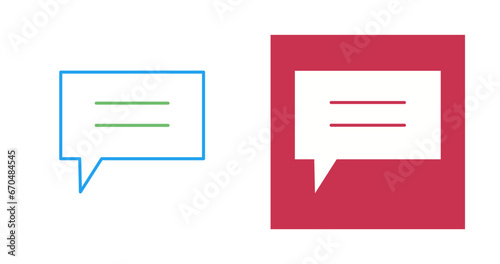 Messaging Vector Icon