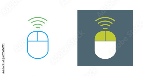 Wireless input device Vector Icon