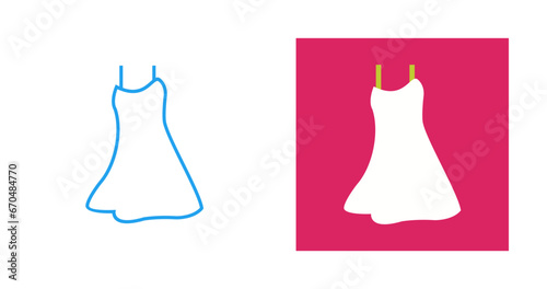 Night Dress Vector Icon