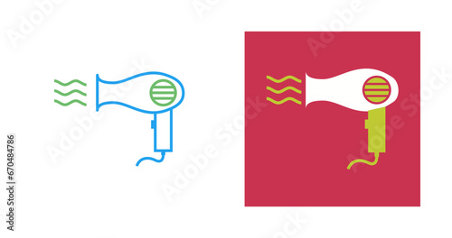 Hair dryer Vector Icon