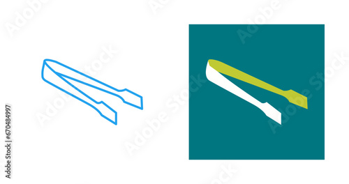 Tongs Vector Icon