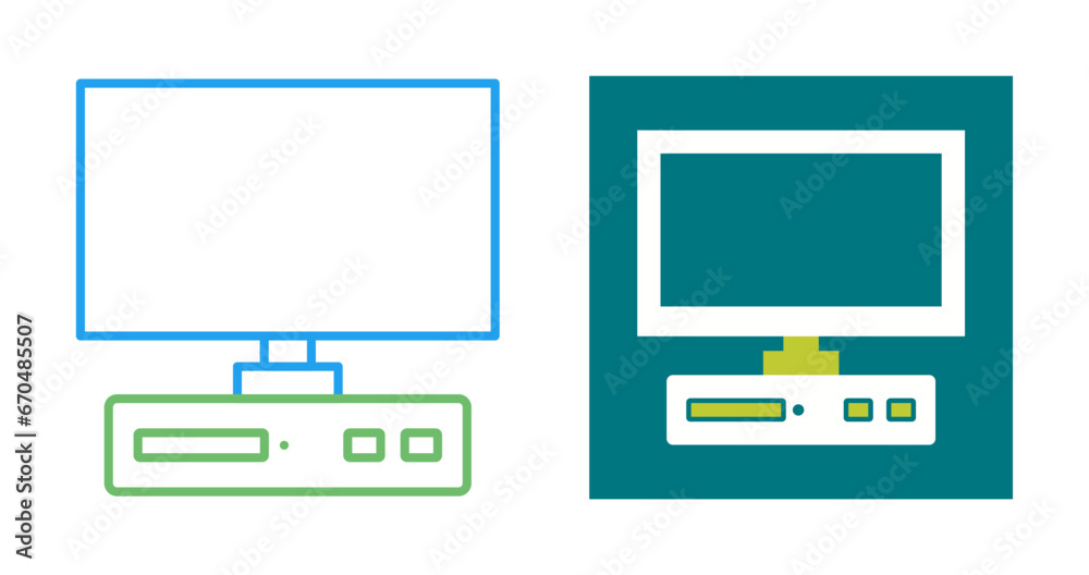 Desktop Vector Icon Desktop Vector Icon